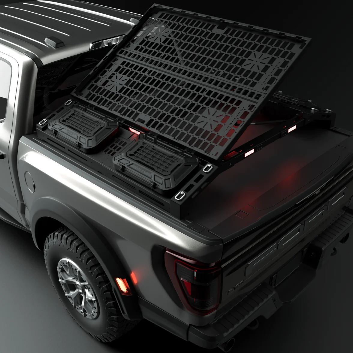 JD3 Pickup Truck Bed Organizer Rack